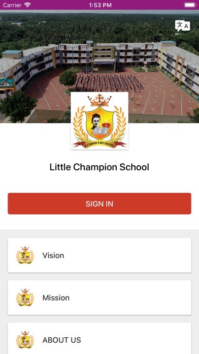 Emulate iPhone app Little Champion CBSE School using MyAndroid Emulate iPhone app Little Champion CBSE School using MyAndroid