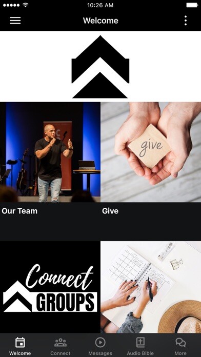 Emulate iPhone app Little Chapel Church using MyAndroid