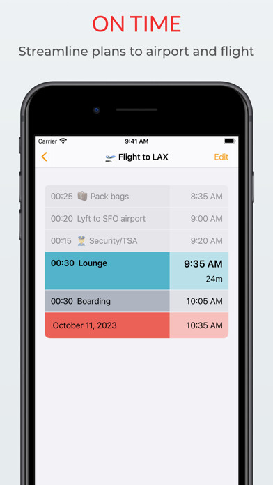 Emulate iPhone app Little Countdown: Day Planner using MyAndroid