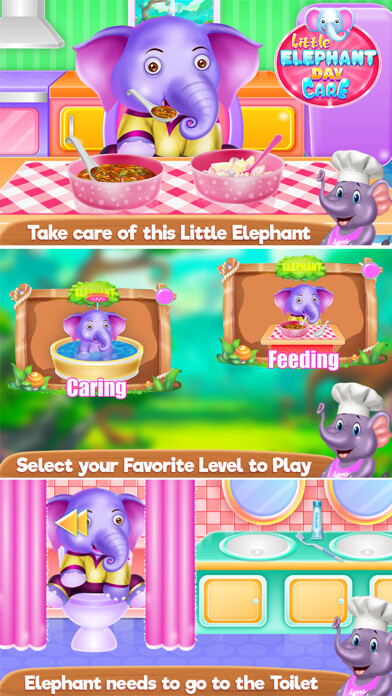 Emulate iPhone app Little Elephant Day Care using MyAndroid