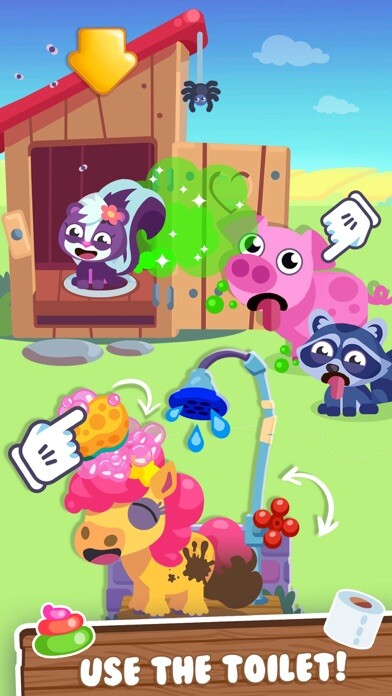 Emulate iPhone app Little Farm Life - Lite using MyAndroid