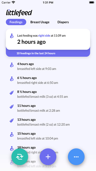 Emulate iPhone app littlefeed - feed your baby using MyAndroid Emulate iPhone app littlefeed - feed your baby using MyAndroid