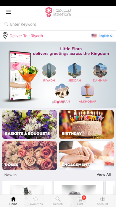 Emulate iPhone app Little Flora - Flowers & Gifts using MyAndroid Emulate iPhone app Little Flora - Flowers & Gifts using MyAndroid
