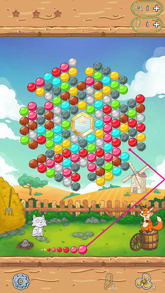 Run android online APK Little Fox: Bubble Spinner from MyAndroid or emulate Little Fox: Bubble Spinner using MyAndroid