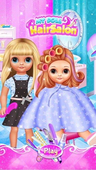 Emulate iPhone app Little Girls Doll Hair Salon using MyAndroid Emulate iPhone app Little Girls Doll Hair Salon using MyAndroid
