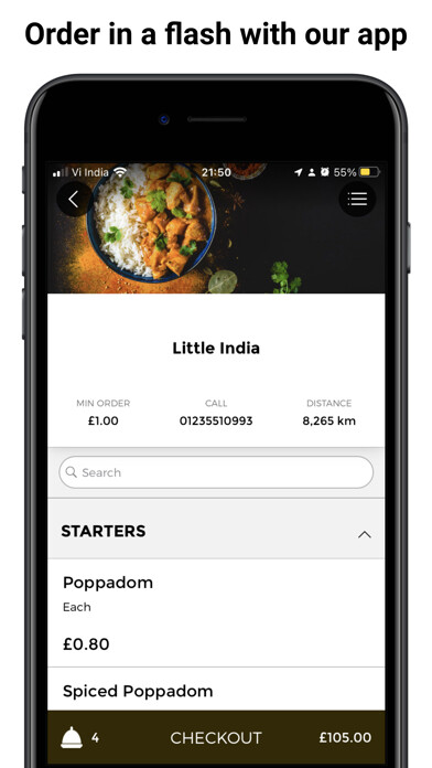 Emulate iPhone app Little India Didcot App using MyAndroid Emulate iPhone app Little India Didcot App using MyAndroid