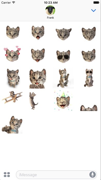 Emulate iPhone app Little Kitten Stickers using MyAndroid Emulate iPhone app Little Kitten Stickers using MyAndroid