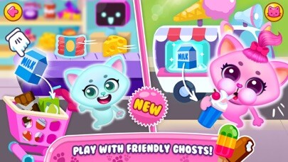 Emulate iPhone app Little Kitty Town using MyAndroid