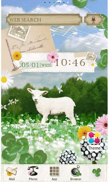Emulate Android APK Little Lamb Wallpaper Theme