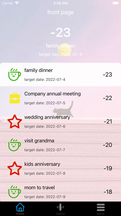 Emulate iPhone app Little lazy cat life assistant using MyAndroid