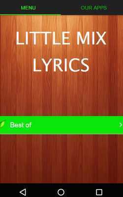Emulate Android APK Little Mix Best Lyrics