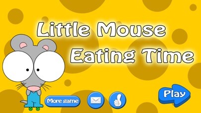 Emulate iPhone app Little mouse cheese eating time mini game - Happy Box using MyAndroid