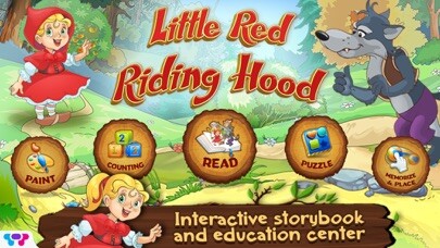 Emulate iPhone app Little Red Riding Hood Toybook using MyAndroid