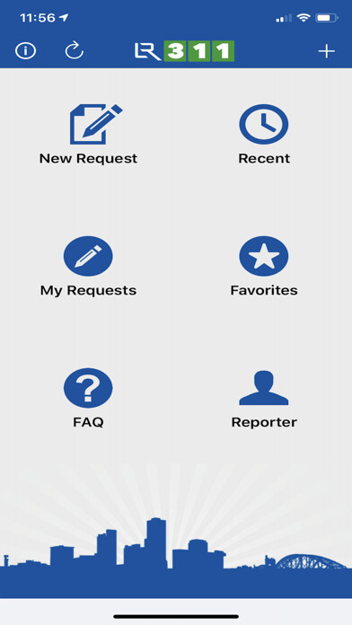 Emulate iPhone app Little Rock 311 using MyAndroid