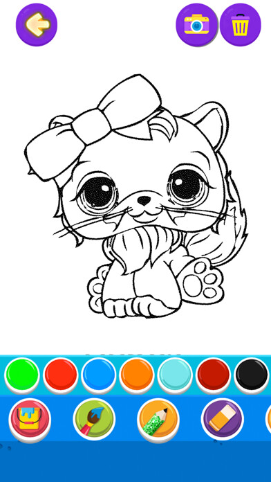 Emulate iPhone app Littlest Sweety Pet Coloring using MyAndroid Emulate iPhone app Littlest Sweety Pet Coloring using MyAndroid