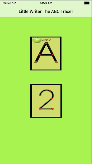 Emulate iPhone app Little Writer The ABC Tracer using MyAndroid Emulate iPhone app Little Writer The ABC Tracer using MyAndroid