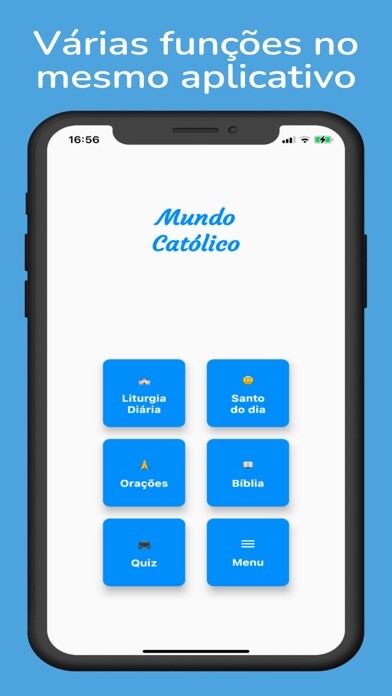 Emulate iPhone app Liturgia Diária e Orações using MyAndroid