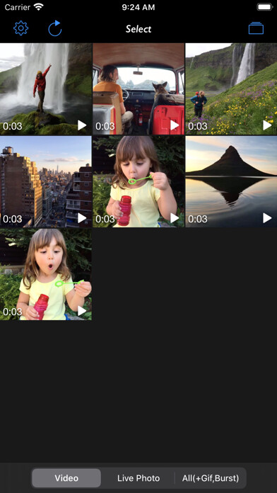 Emulate iPhone app Live 2 Photos using MyAndroid