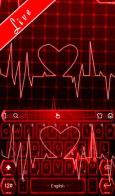 Emulate Android APK Live 3D Red Neon Heart Keyboard Theme Emulate Android APK Live 3D Red Neon Heart Keyboard Theme