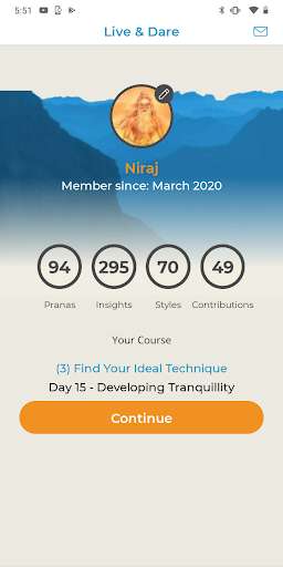 Run android online APK LiveAndDare Meditation and Self-Discipline program from MyAndroid or emulate LiveAndDare Meditation and Self-Discipline program using MyAndroid