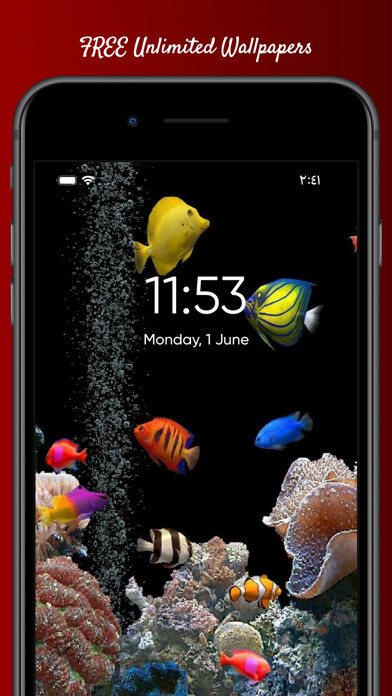 Emulate iPhone app Live Aquarium Wallpaper using MyAndroid Emulate iPhone app Live Aquarium Wallpaper using MyAndroid