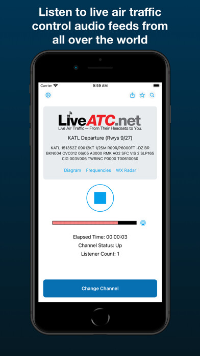 Emulate iPhone app LiveATC Air Radio using MyAndroid Emulate iPhone app LiveATC Air Radio using MyAndroid