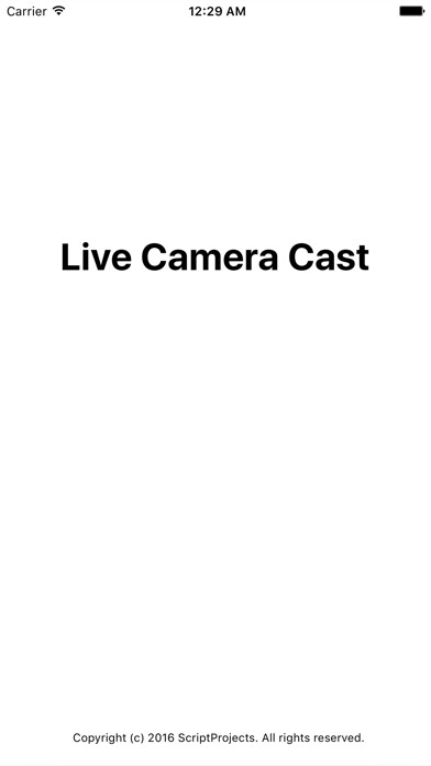 Emulate iPhone app Live Camera Cast using MyAndroid