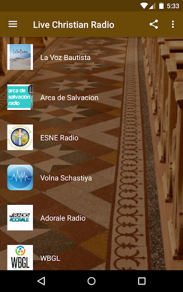 Run android online APK Live Christian Radio: Religious Music And Hymns from MyAndroid or emulate Live Christian Radio: Religious Music And Hymns using MyAndroid