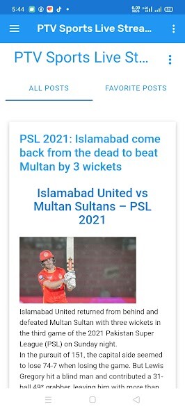 Run android online APK Live Cricket streaming 2020 from MyAndroid or emulate Live Cricket streaming 2020 using MyAndroid