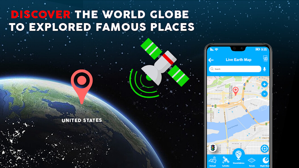 Emulate Android APK Live Earth Map Emulate Android APK Live Earth Map