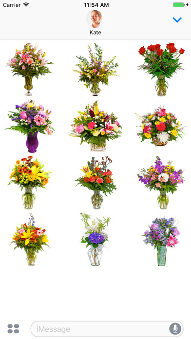 Emulate iPhone app Live flowers for the holiday using MyAndroid