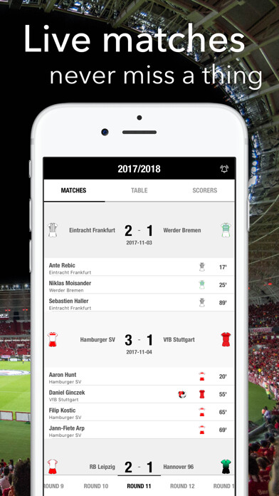 Emulate iPhone app Live Football for Bundesliga using MyAndroid Emulate iPhone app Live Football for Bundesliga using MyAndroid