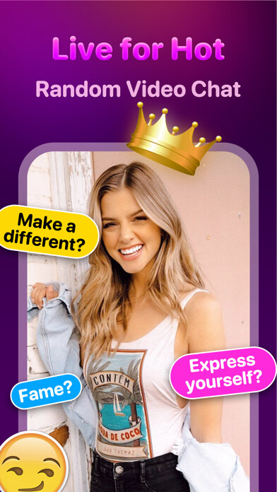 Emulate iPhone app Live for Hot: Live&Video Chat using MyAndroid