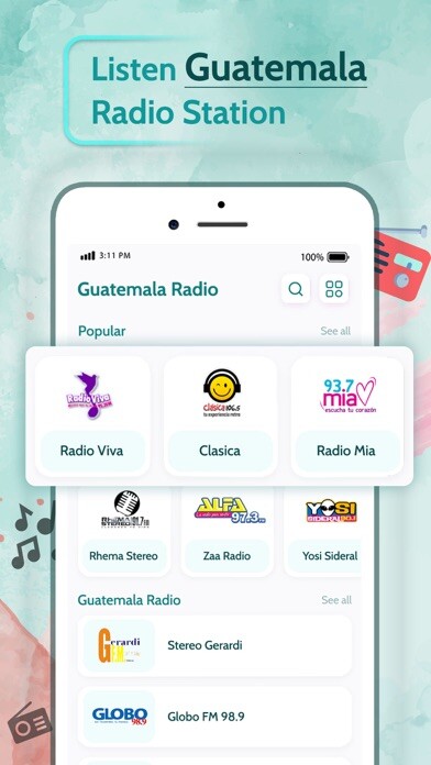 Emulate iPhone app Live Guatemala Radio Stations using MyAndroid Emulate iPhone app Live Guatemala Radio Stations using MyAndroid