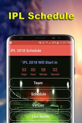 Emulate Android APK LIVE IPL 2018 - IPL SCHEDULE