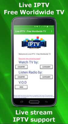 Emulate Android APK Live IPTV - Free Worldwide TV