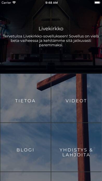 Emulate iPhone app Livekirkko using MyAndroid Emulate iPhone app Livekirkko using MyAndroid