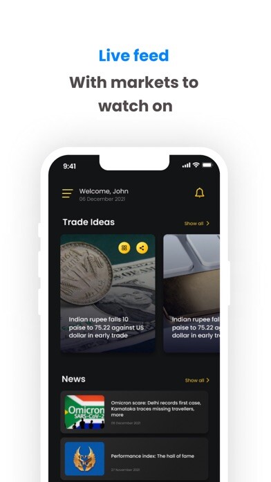 Emulate iPhone app Livelong Wealth using MyAndroid