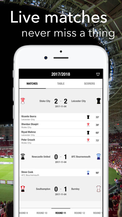Emulate iPhone app Live Matches - Premier League using MyAndroid Emulate iPhone app Live Matches - Premier League using MyAndroid