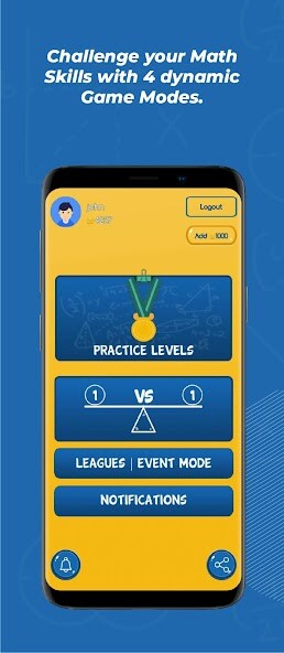 Run android online APK Live Math Competitions and League from MyAndroid or emulate Live Math Competitions and League using MyAndroid