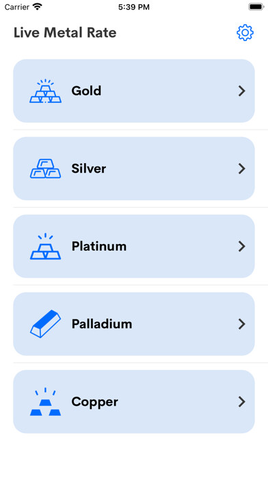 Emulate iPhone app Live Metal Rate - Gold, Silver using MyAndroid Emulate iPhone app Live Metal Rate - Gold, Silver using MyAndroid