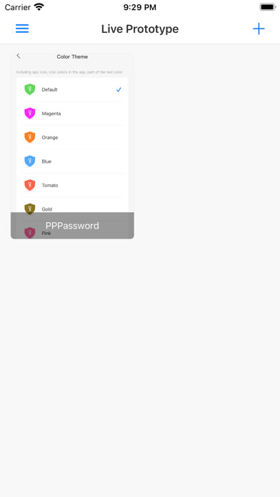 Emulate iPhone app Live Prototype using MyAndroid