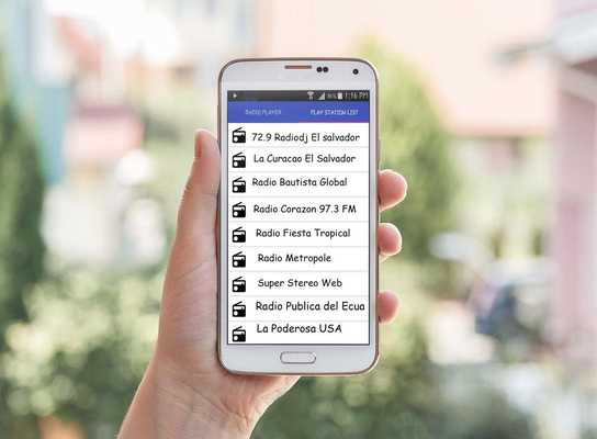 Emulate Android APK live radio for El Salvador Emulate Android APK live radio for El Salvador