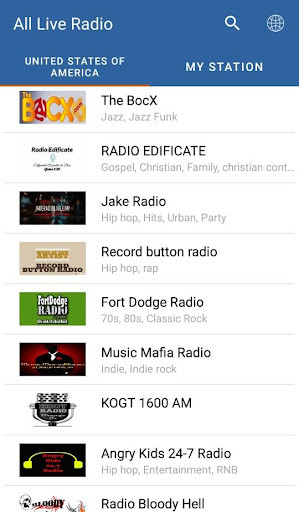 Run android online APK LIVE RADIO - Free Player from MyAndroid or emulate LIVE RADIO - Free Player using MyAndroid