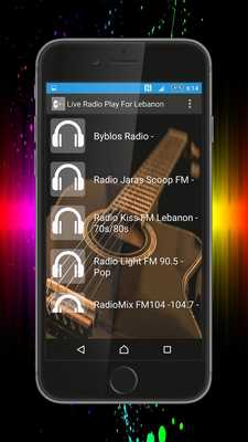 Emulate Android APK Live Radio Play For Lebanon