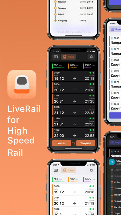 Emulate iPhone app Live Rail for HSR using MyAndroid