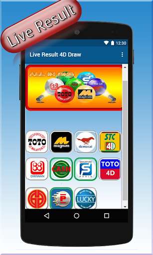 Run android online APK Live Result 4D Draw from MyAndroid or emulate Live Result 4D Draw using MyAndroid