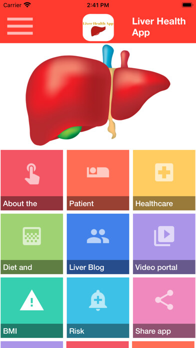 Emulate iPhone app Liver Health App using MyAndroid