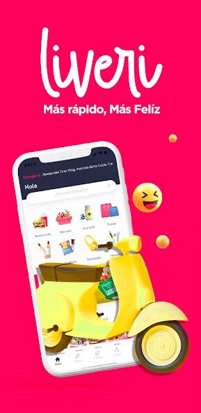 Run android online APK Liveri: Delivery de Comida, Mercado y Farmacias from MyAndroid or emulate Liveri: Delivery de Comida, Mercado y Farmacias using MyAndroid