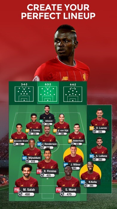 Emulate iPhone app LIVERPOOL FC FANTASY MANAGER using MyAndroid